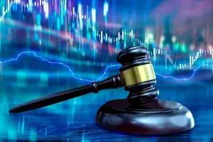hammer and gavel in the office of a Nashville slip and fall lawyer