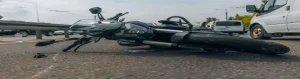 motorcycle after a Nashville Motorcycle crash