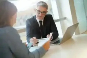 Swimming pool accident lawyer in Tennessee meets with client who is the mother of a son that drowned in a Tennessee swimming pool accident