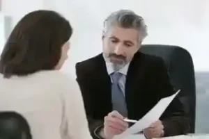 Brentwood truck wreck lawyer meets with client who was hit by a truck in Brentwood