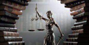 Tennessee defamation lawyer presents lady justice in 3d