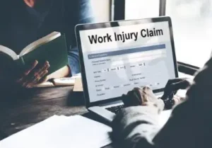 Work Injury Claim Application Form Information Concept