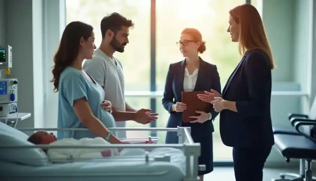 Failure to Diagnose Infant Lawyer meets with client about failure to diagnose infant negligence and failure to diagnose infant medical malpractice