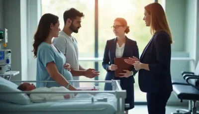 Failure to Diagnose Infant Lawyer meets with client about failure to diagnose infant negligence and failure to diagnose infant medical malpractice