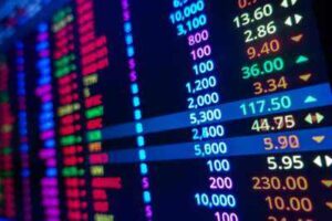 dark blue stock ticker used to show losses in Elevance Health Lawsuit