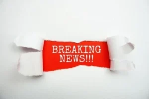 torn paper concept with white paper background and breaking news in red foreground used to showing breaking PepGen Lawsui