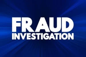 Fraud Investigation - examining evidence to determine if a fraud occurred, text concept background used in illustrate fraud in PepGen Class Action Lawsuit