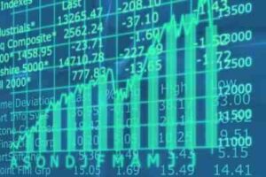 Green candle stock ticker used to show loss causation in the Elevance Health Class Action Lawsuit.