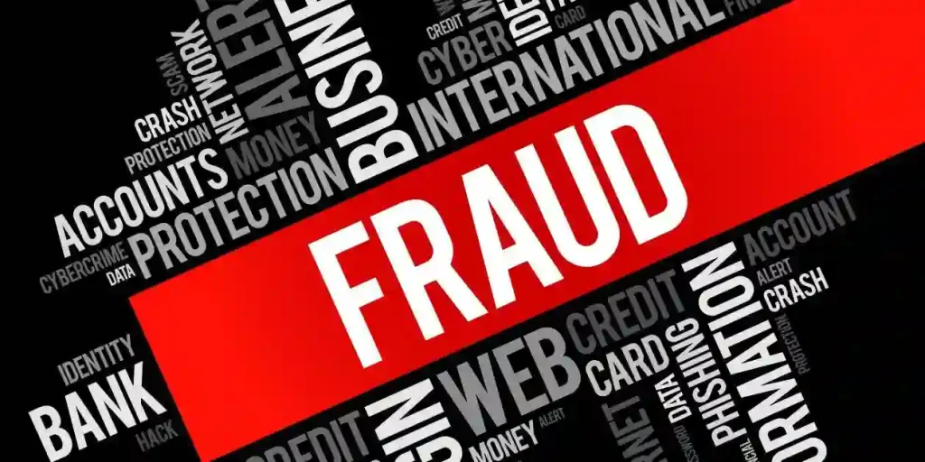 Fraud word cloud collage, technology business concept background used in Avantor class action lawsuit