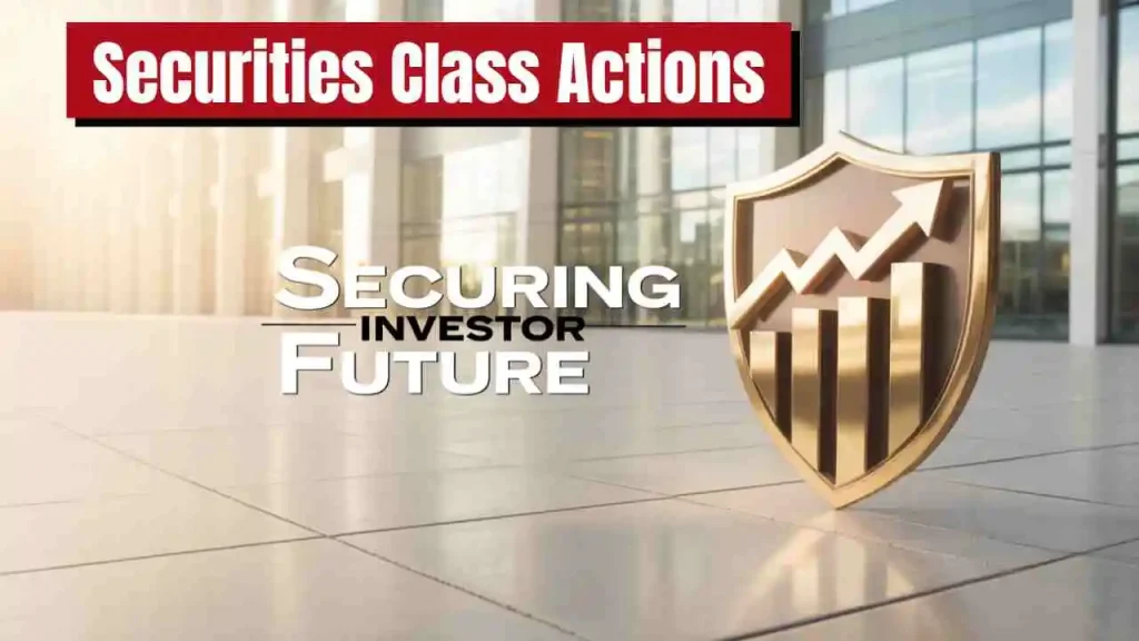 securities class actions in bright red about securing investor future used in KinderCare class action lawsuit
