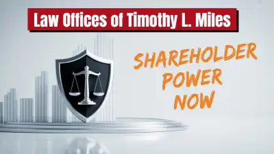 Law office name about "Shareholder Power" used in Securities litigation