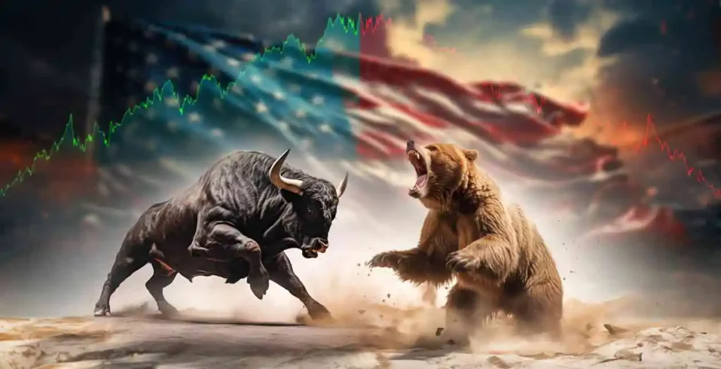wall street bear and bull in 3d used in Manipulating Inventory