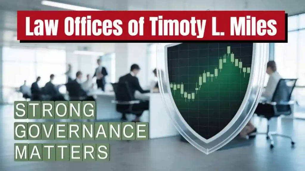 strong governance matters in white on green background used in Securities Class Action Lawsuits