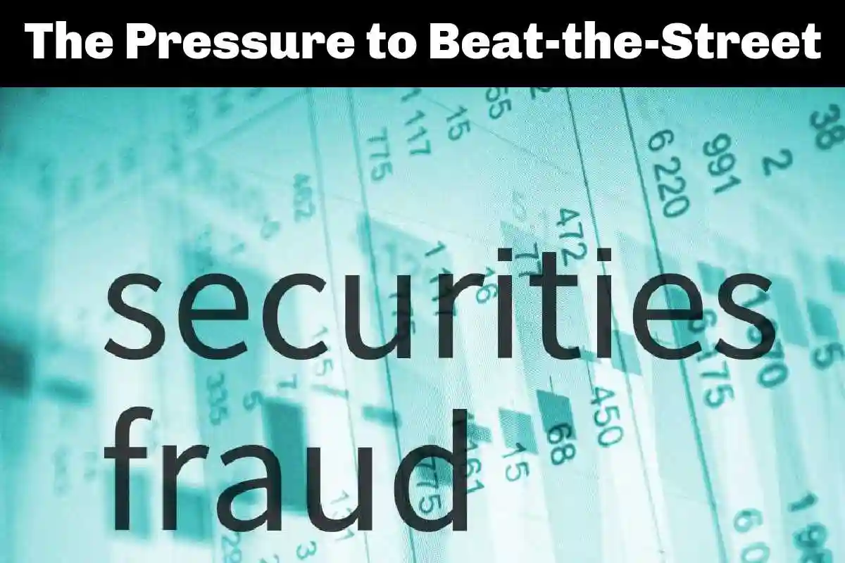securities fraud text on PC screen used in The Three Main Types of Fraud
