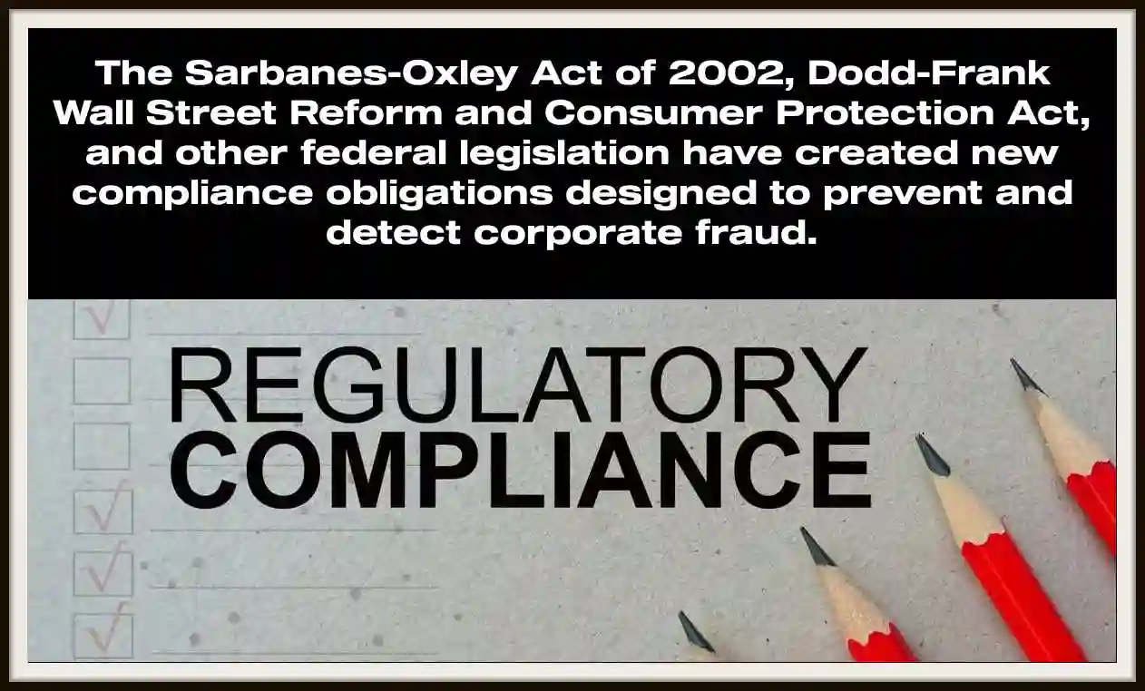 regulatory compliance in black on grey backgroud used in The Effects of Sarbanes-Oxley