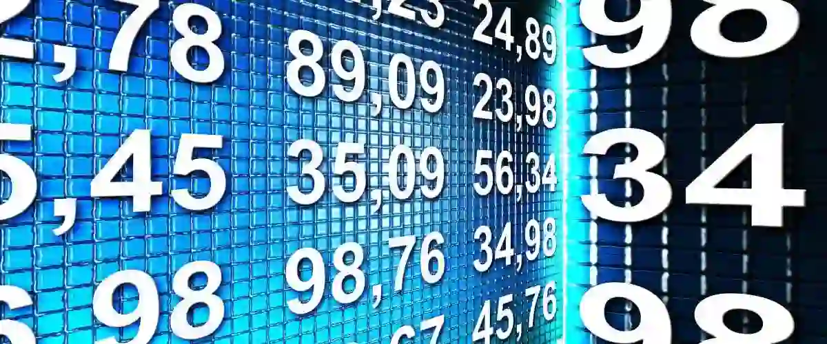 3d blue stock chart, white foreground, used in Misstating Asset Values in Financial Reporting