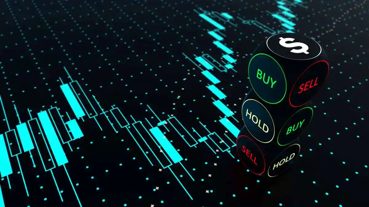 3d stock chart with dice on top solid black, green bar line used in Top Internal Controls for Fraud Prevention