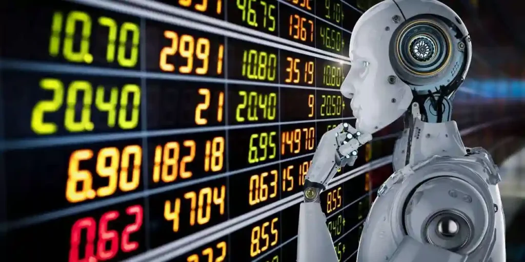 3d rendering humanoid robot analyze stock market used in Asset Financial Statement Fraud Risk Factors