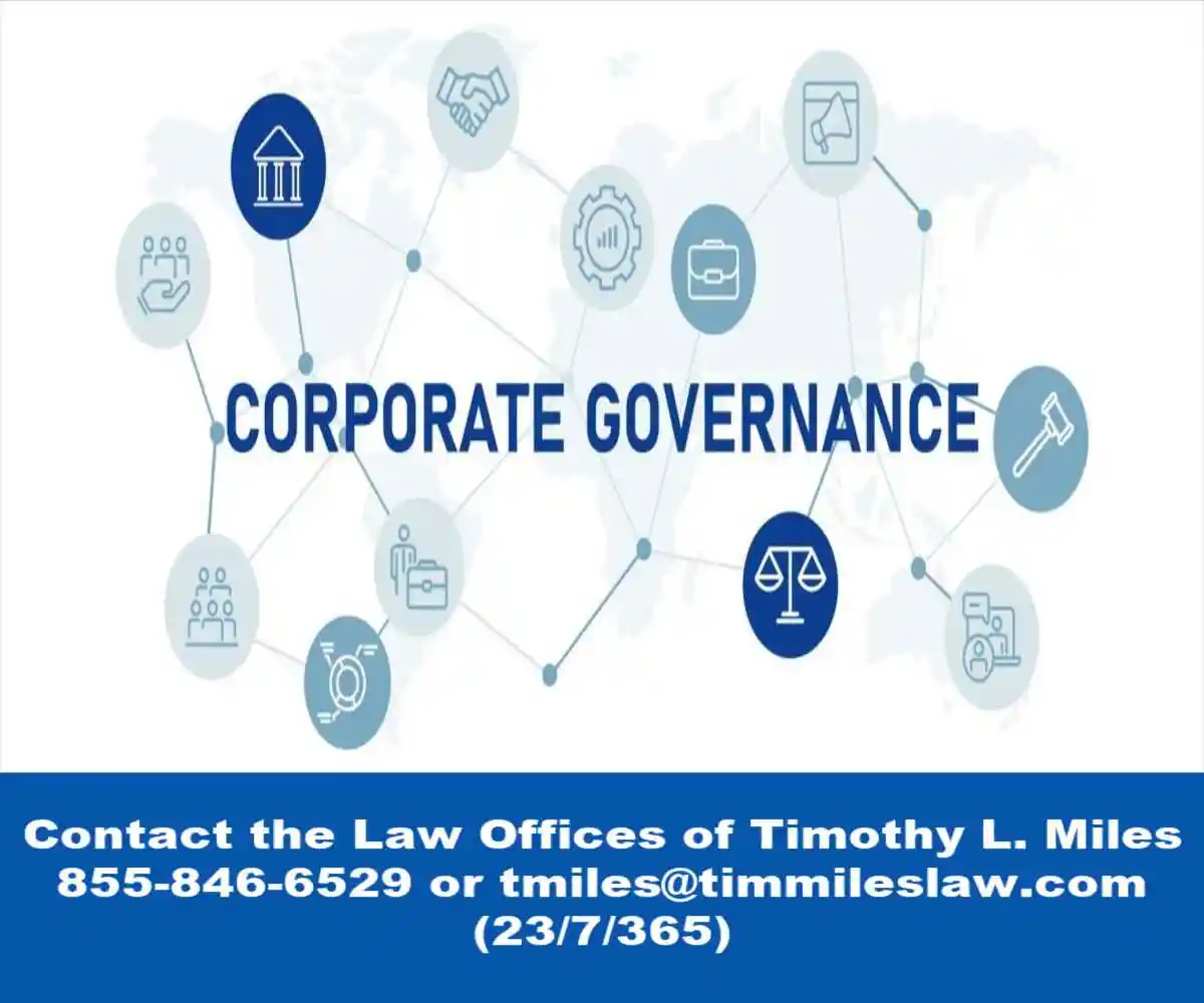 Corporate governance chart used in Embezzling Receipts and Securities Litigation