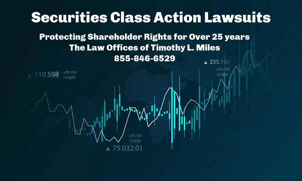 Stock growth graph background, financial technology, exchange market and economic data, investment, analysis used in The Securities Litigation Process