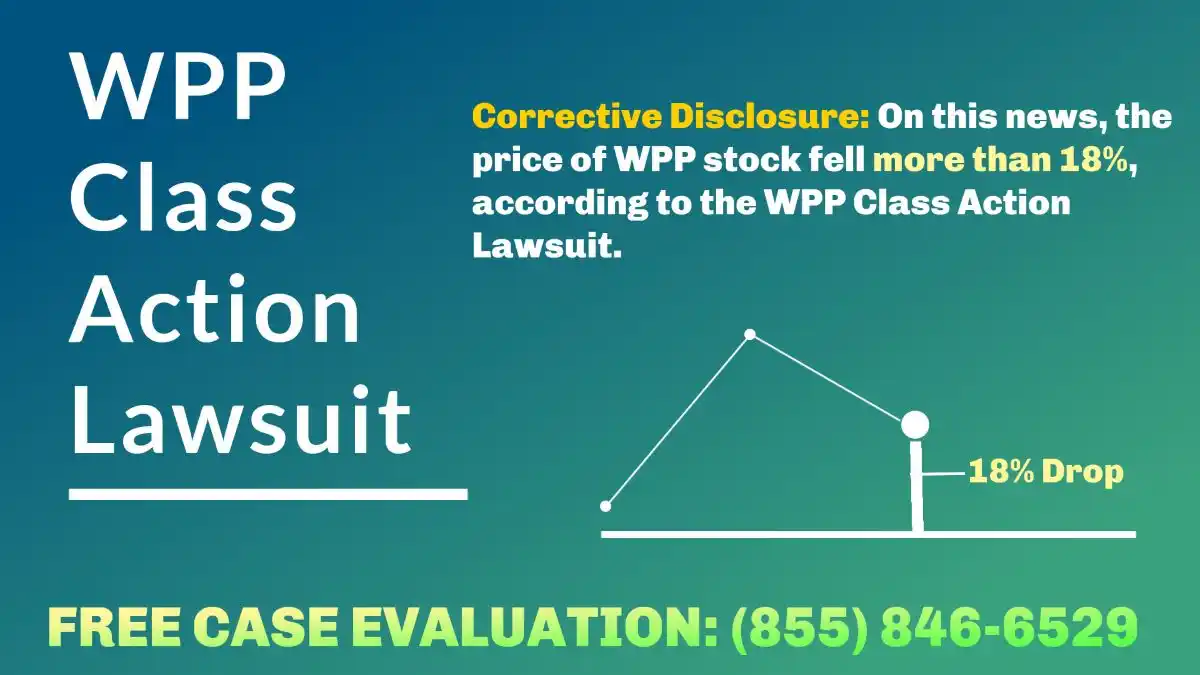 corrective disclosure used in the WPP Class Action Lawsuit.