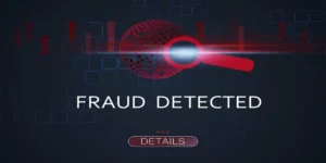 Fraud alert, splash screen for devices. Illustration used in Shareholder Empowerment