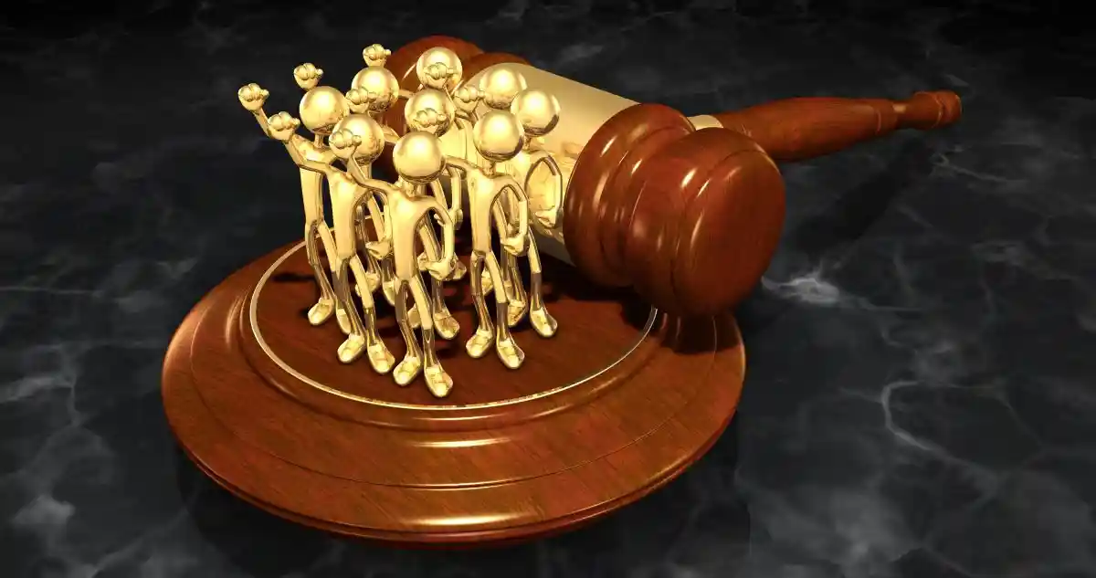 Class Action Law Concept With The The Original 3D Characters Illustration used in Class Certification in Securities Litigation 