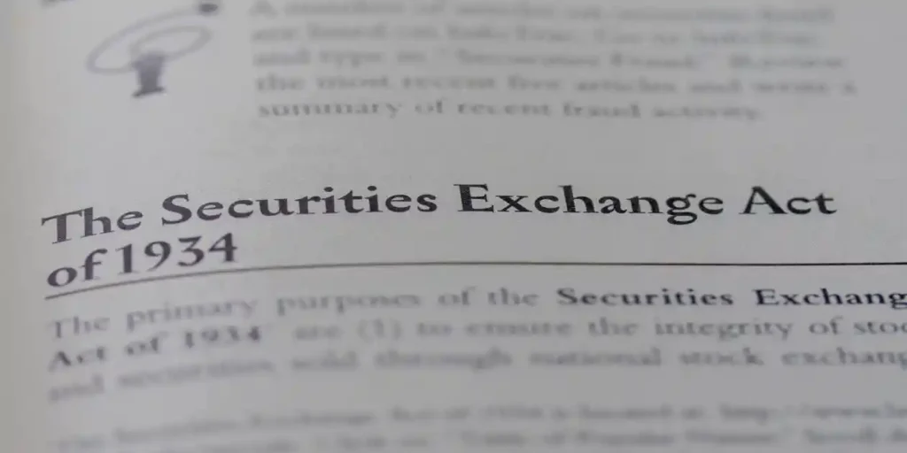 Exchange Act of 1934 used in Accounting Fraud and Internal Controls
