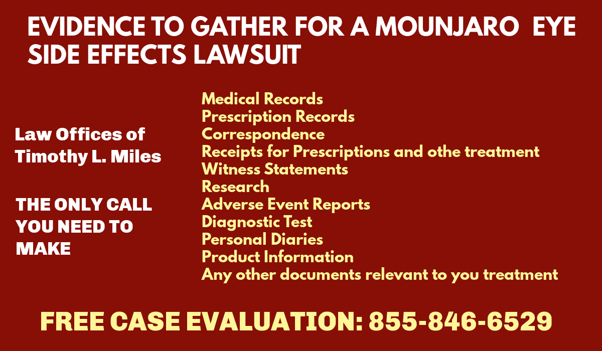 Evidence Mounjaro Eye Side Effects Lawsuit