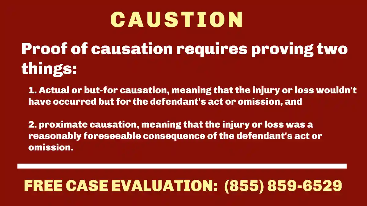 Definition of causation used in Mounjaro Eye Side Effects Lawsuit