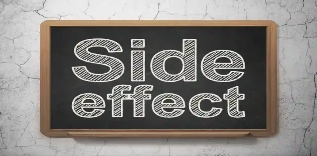 side effects on chalkboard used in Zepbound and blurry vision