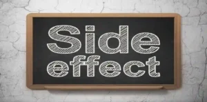 side effects on chalkboard used in Zepbound and blurry vision