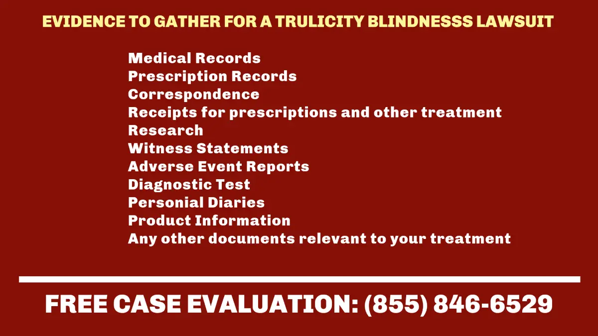 evidence to gather in Trulicity Vision Loss Lawyer