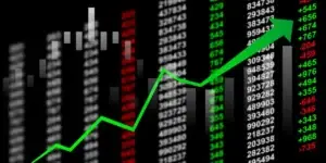 black three d stock chart used in Gemini Space Class Action Lawsuit