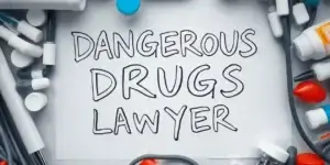 Dangerous Drugs Lawyer in black on white background used as feature image in Dupixent Cancer Lawsuit