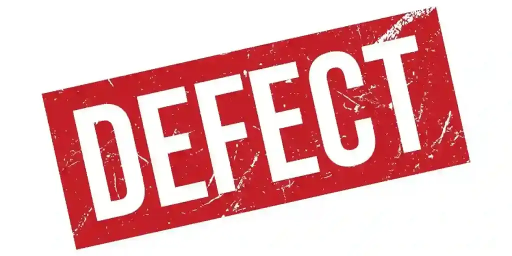 defect in white on red background used in Compensation in a qualifying defective GM transmission issues