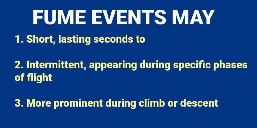 Chart describing the lenght of fume events used in Exposed to Toxic Airplane Fumes