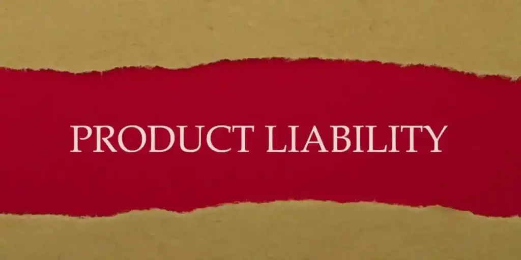 product liability in white on red background used in Ocaliva Lawsuit