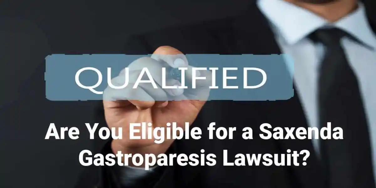 man writting qualified on walll, used in Eligible for a Saxenda Gastroparesis Lawsuit