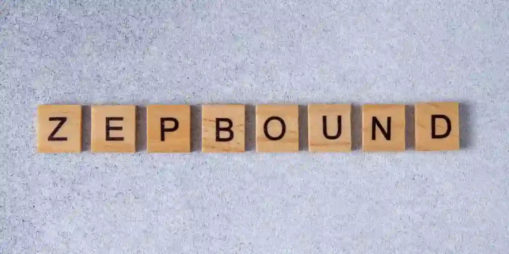 Zepbound word made of wooden letters. used in took Zepbound and Blurry Vision