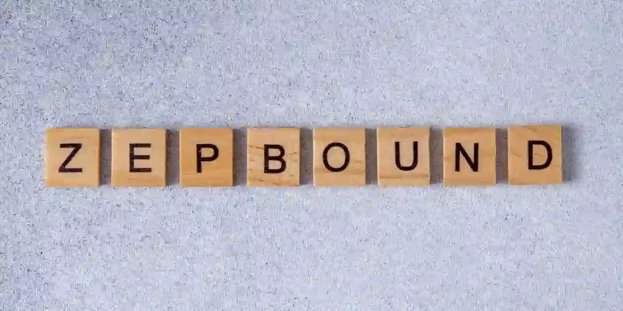 Zepbound word made of wooden letters. used in took Zepbound and Blurry Vision