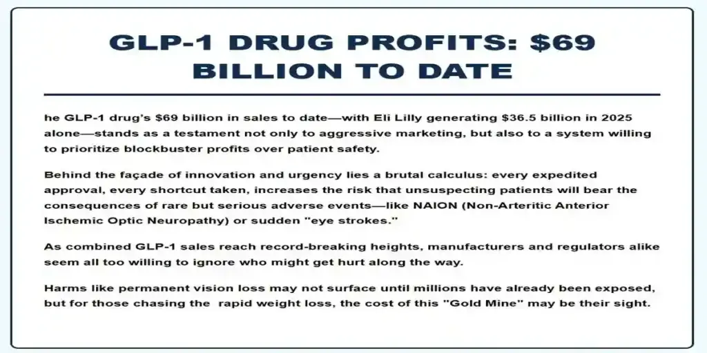 Drug profits form GLP 1 drugs in wegovy and nailon