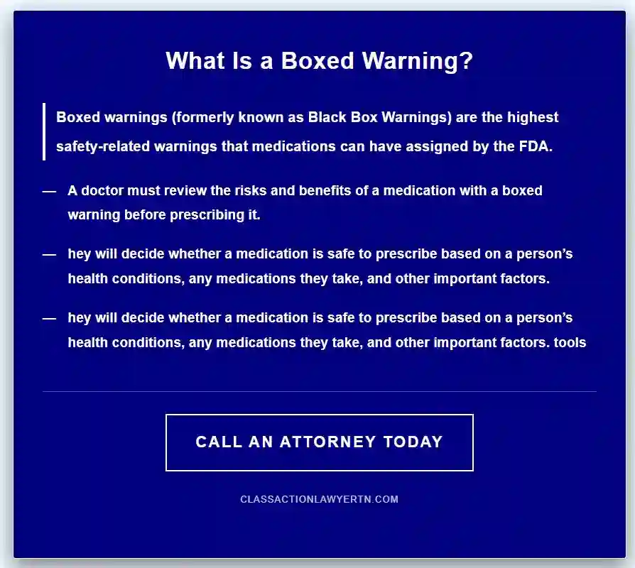 defing what is a boxed warning from FDA in Ocaliva Lawsuit Update
