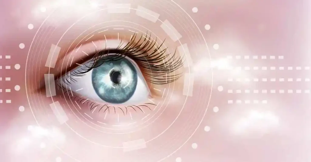 Human eye medical background. Vector illustration used in Eye Injury Attorney in Nashville