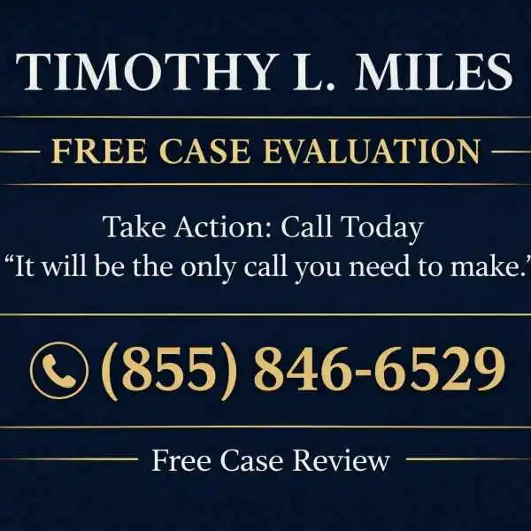 attorney and top 25 mass tort lawyer timothy l. miles add for free case evaluation used in Hair Dye and Cancer