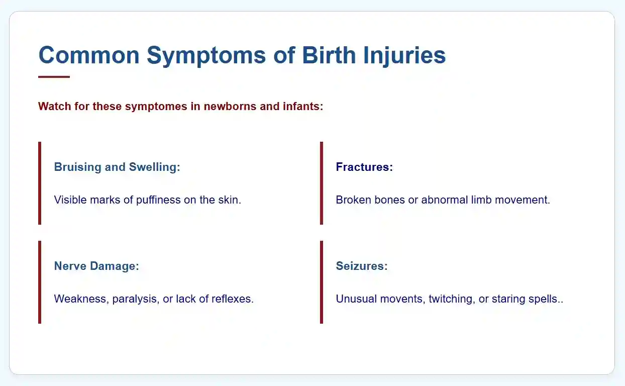 common symptoms of birth injuries used Nashville Birth Injury Attorney