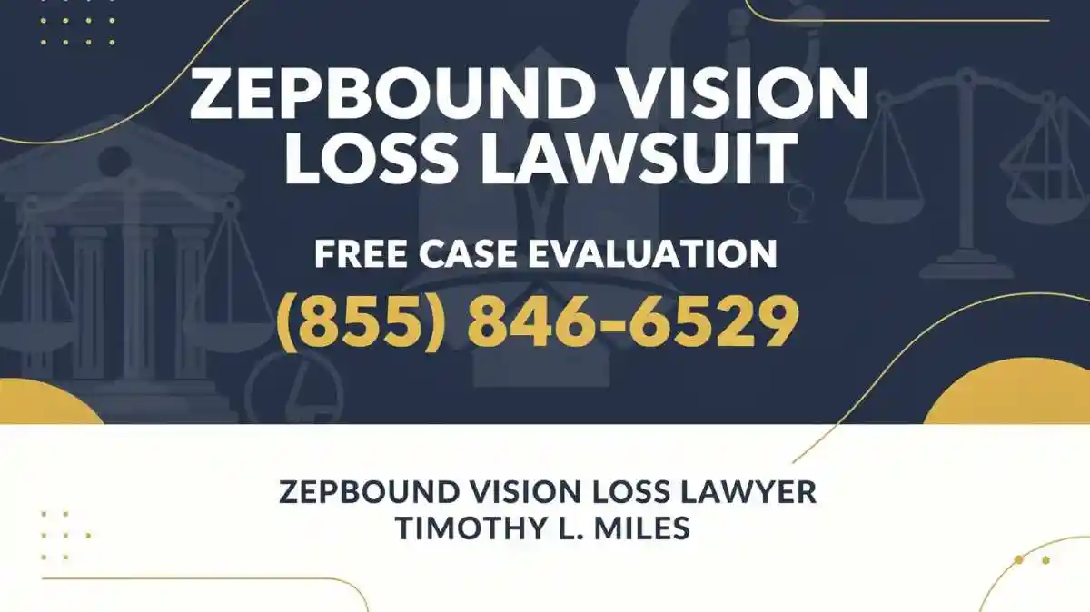 Attorney add for free case evaluation in Zepbound eye problems