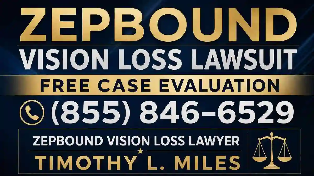 Attorney add for free case evaluation in Zepbound eye problems