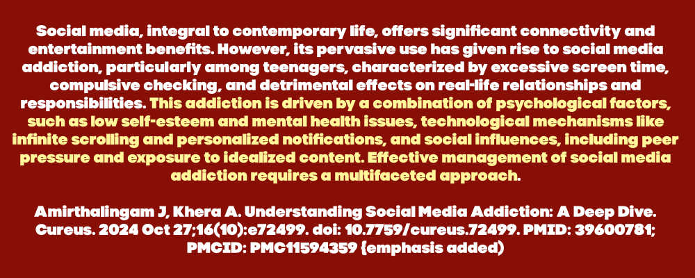 quote of social medial addiction 