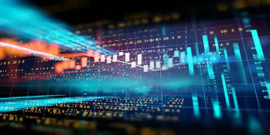 financial stock market graph on technology abstract background Bloom Energy class action lawsuit